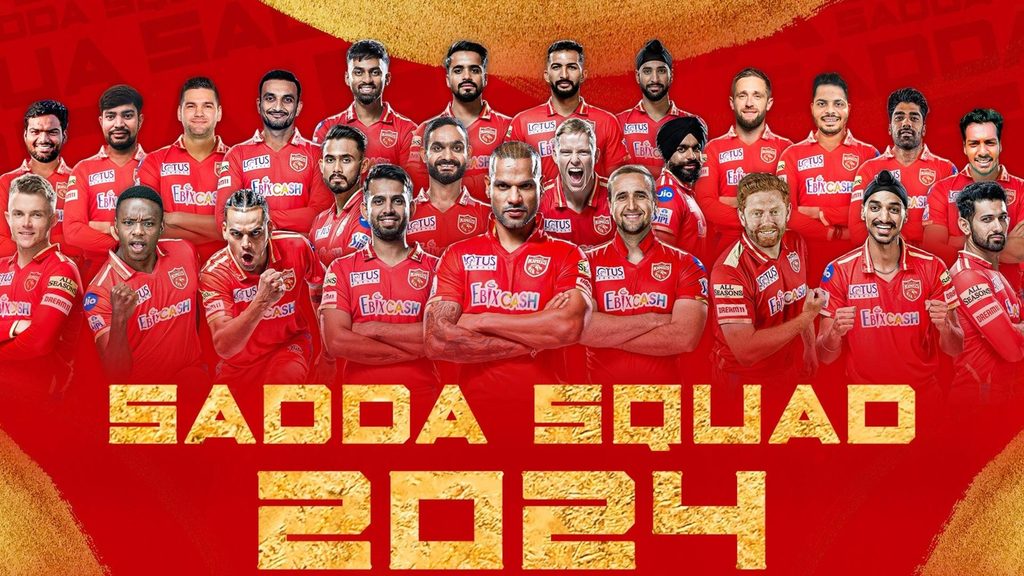 Announcing the Punjab Kings for the 2024 IPL season